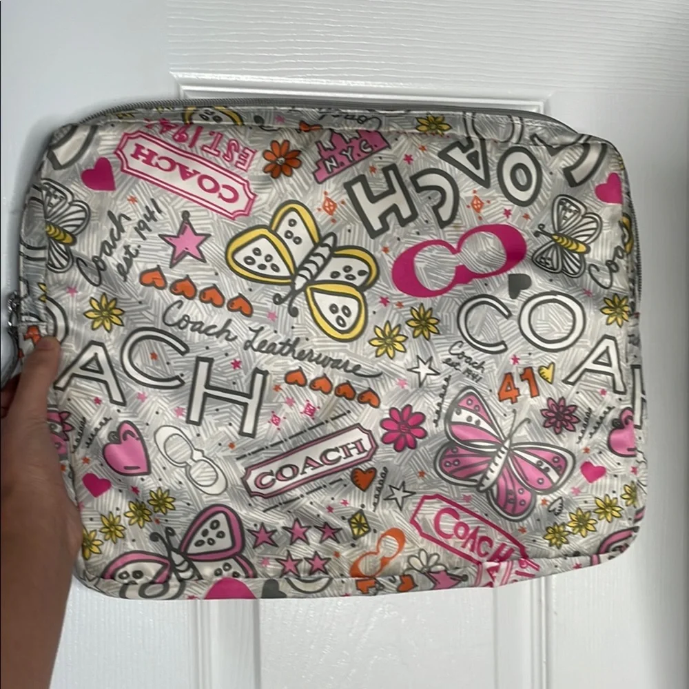 Coach poppy laptop sleeve - Picture 2 of 8
